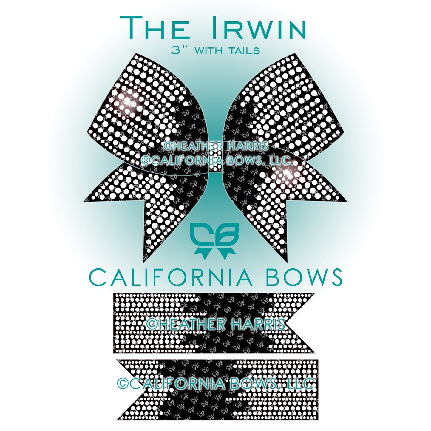 Irwin 3" Bow Rhinestone Template Download