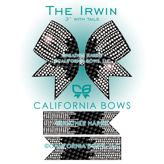 Irwin 3" Bow Rhinestone Template Download