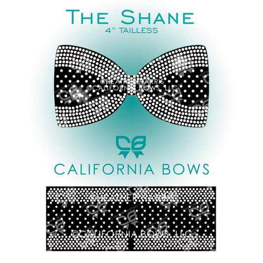 Shane 4" Tailless Bow Rhinestone Template Download