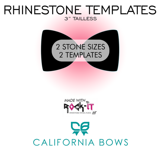 3" TAILLESS TEMPLATE    (2 SIZE STONES)