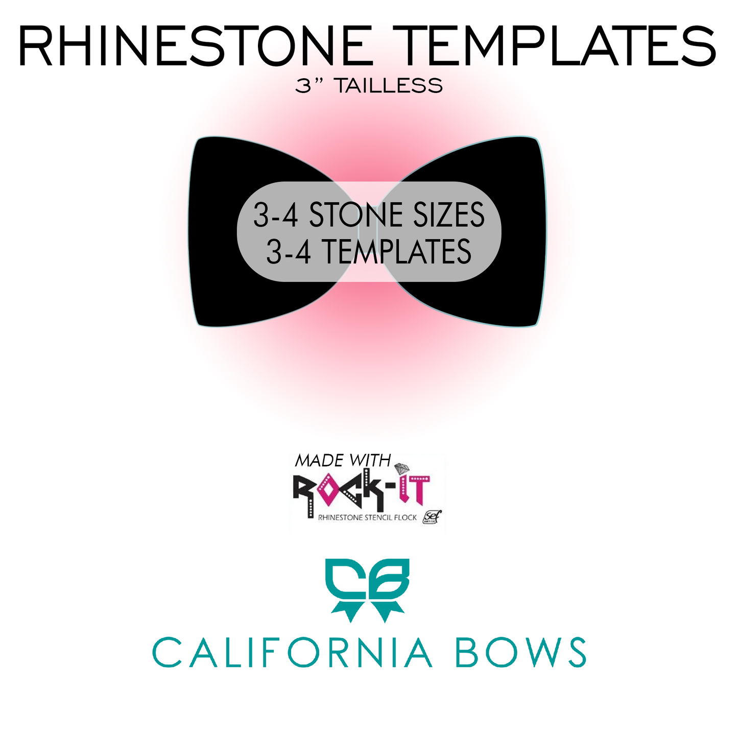 3" TAILLESS TEMPLATE    (3 SIZE STONES)