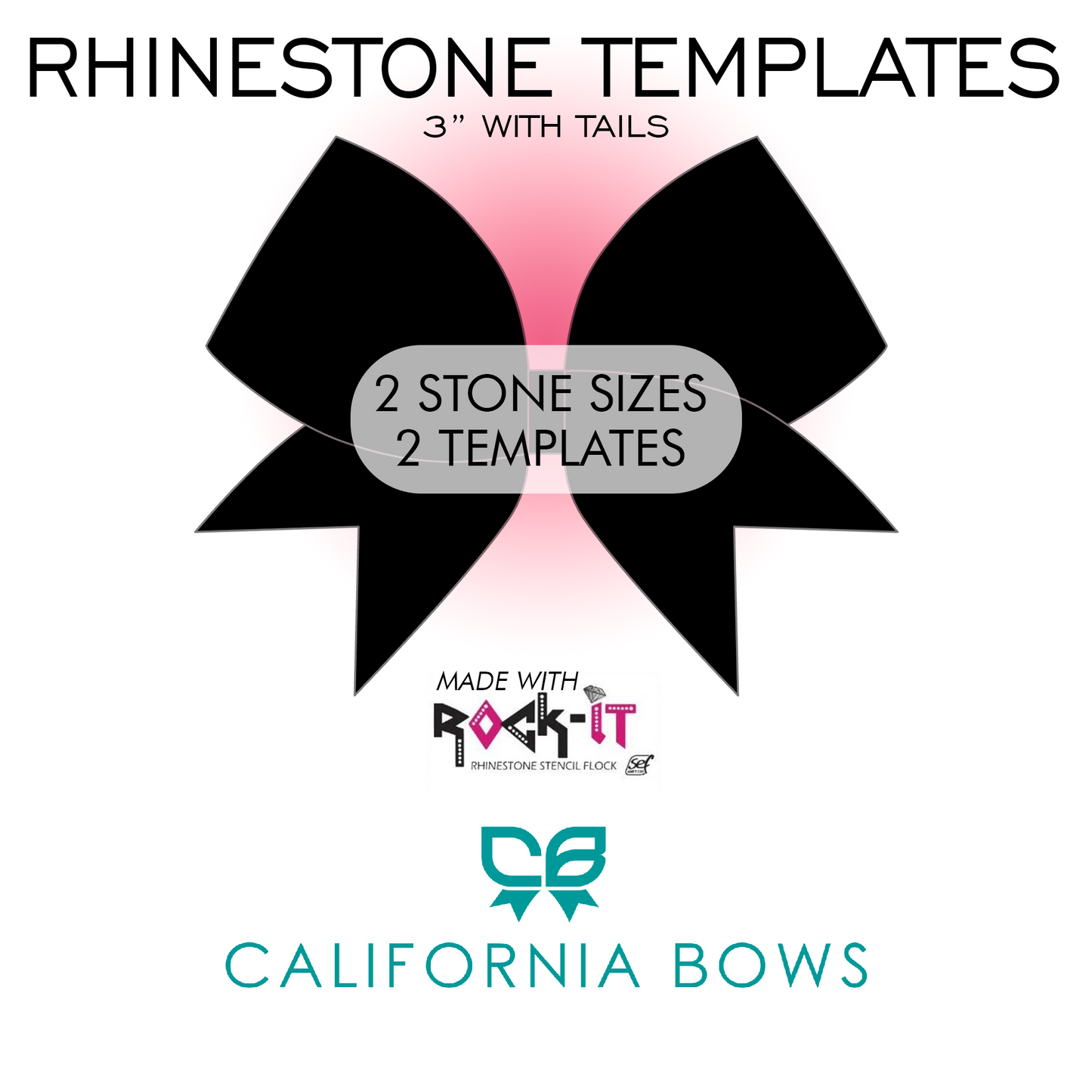3" Full TEMPLATE  (2 size stones)