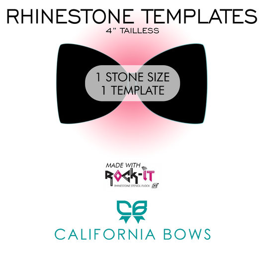 4" TAILLESS TEMPLATE    (1 SIZE STONE)