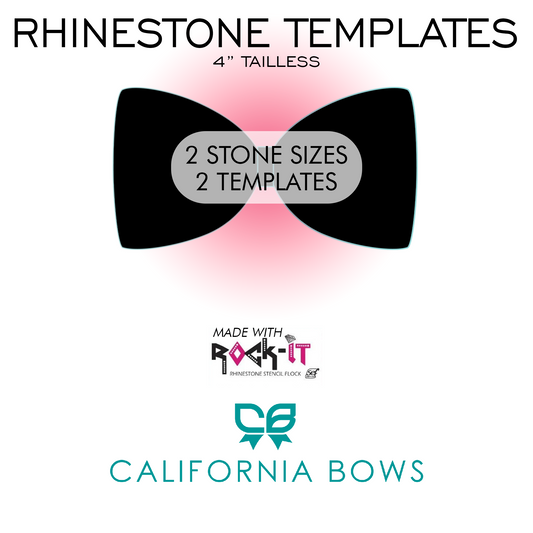 4" TAILLESS TEMPLATE    (2 SIZE STONES)