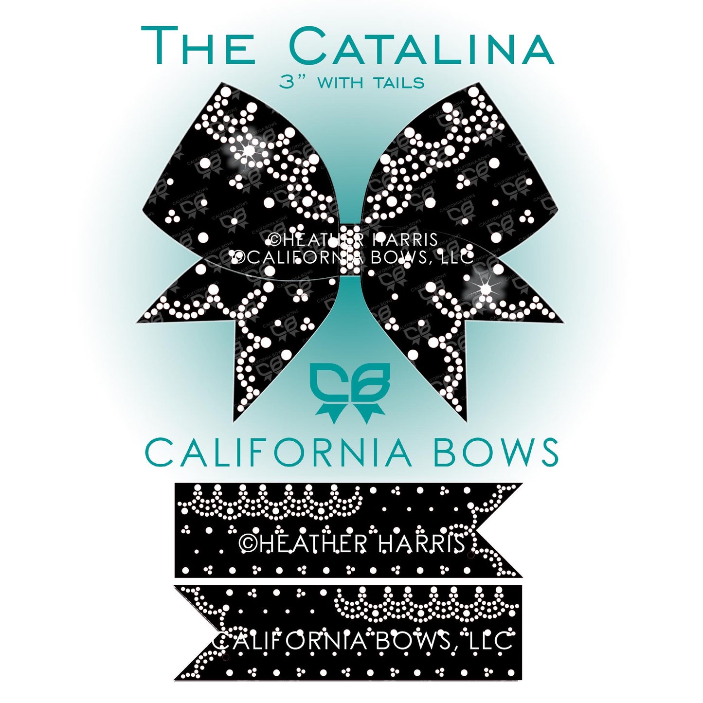 Catalina 3" Bow Rhinestone Template Download