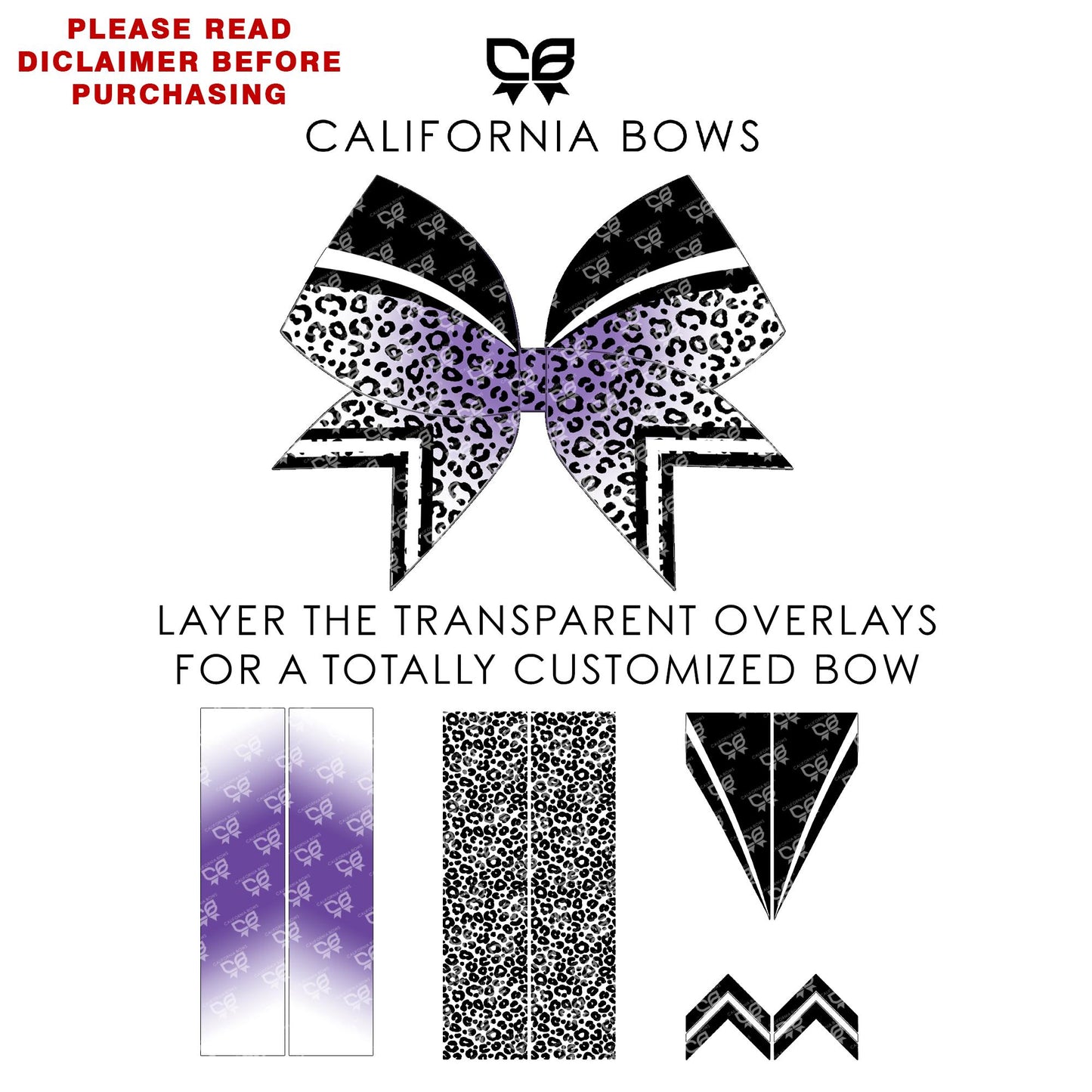 PRO PACK Cheer Bow Design Sublimation Download PNG