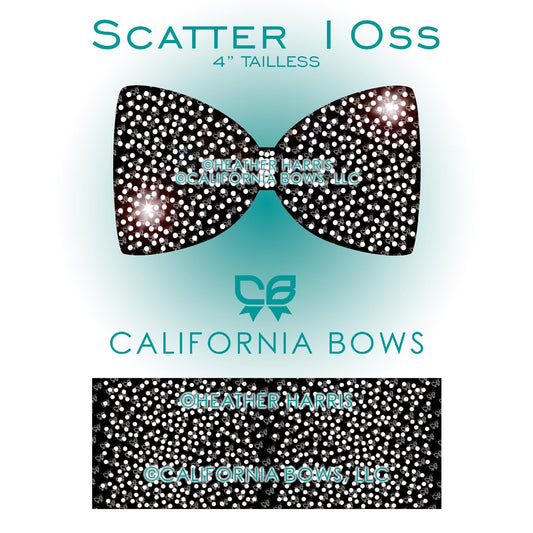 Scatter 10ss 4" Tailless Bow Rhinestone Template Download