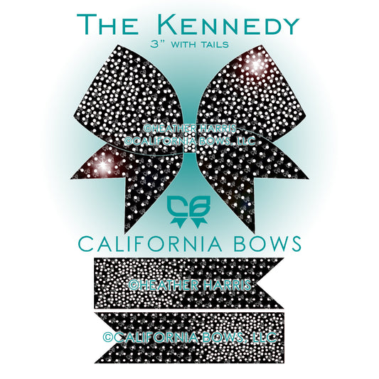 Kennedy 3" Bow Rhinestone Template Download