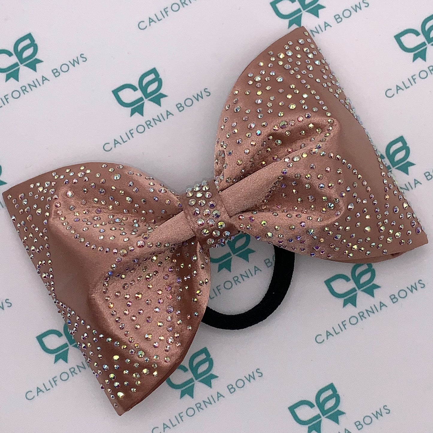 Gina 4" Tailless Bow Rhinestone Template Download