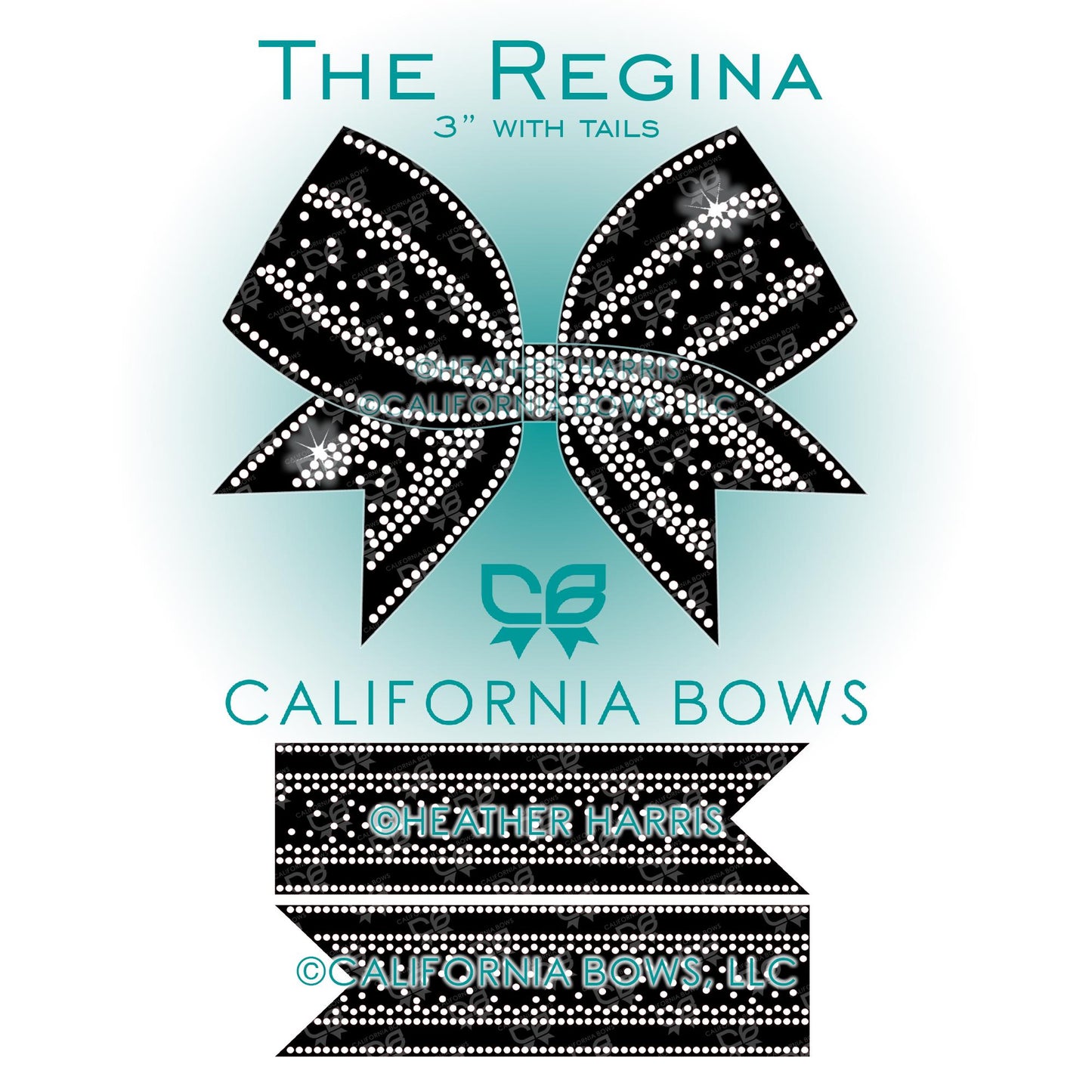 Regina 3" Bow Rhinestone Template Download