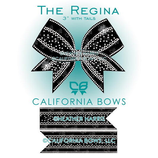 Regina 3" Bow Rhinestone Template Download