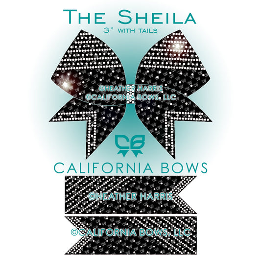 Sheila 3" Bow Rhinestone Template Download