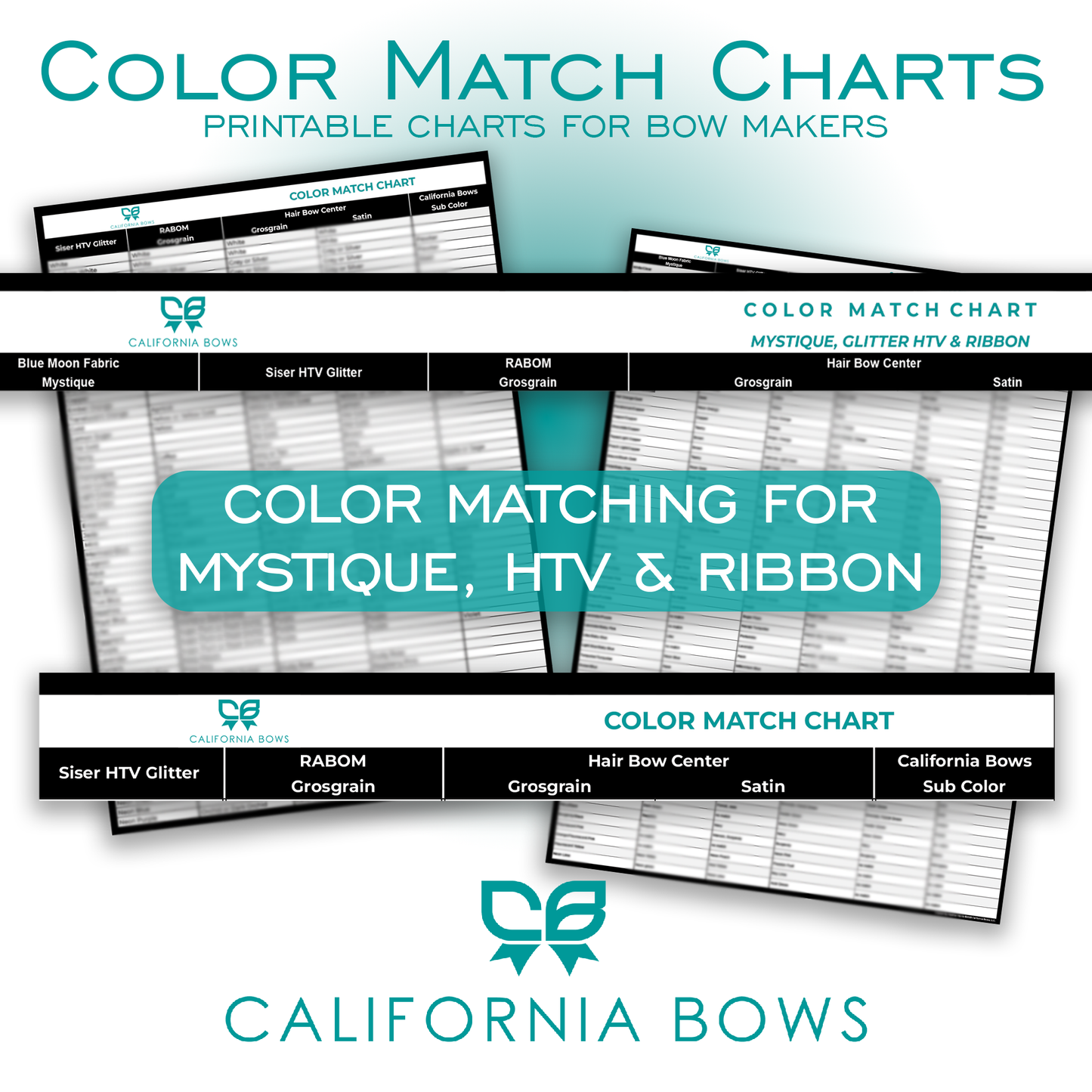 Color Match Charts for Bow Makers