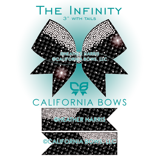 Infinity 3" Bow Rhinestone Template Download