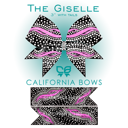 Giselle 3" Bow Rhinestone Template Download