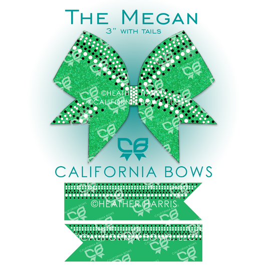 Megan 3" Bow Rhinestone Template Download