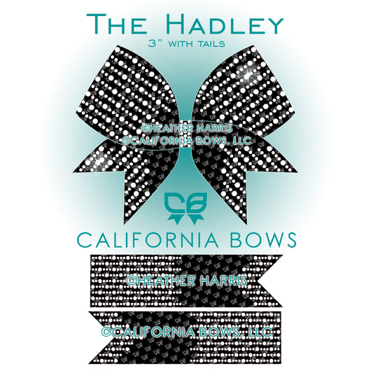 Hadley 3" Bow Rhinestone Template Download
