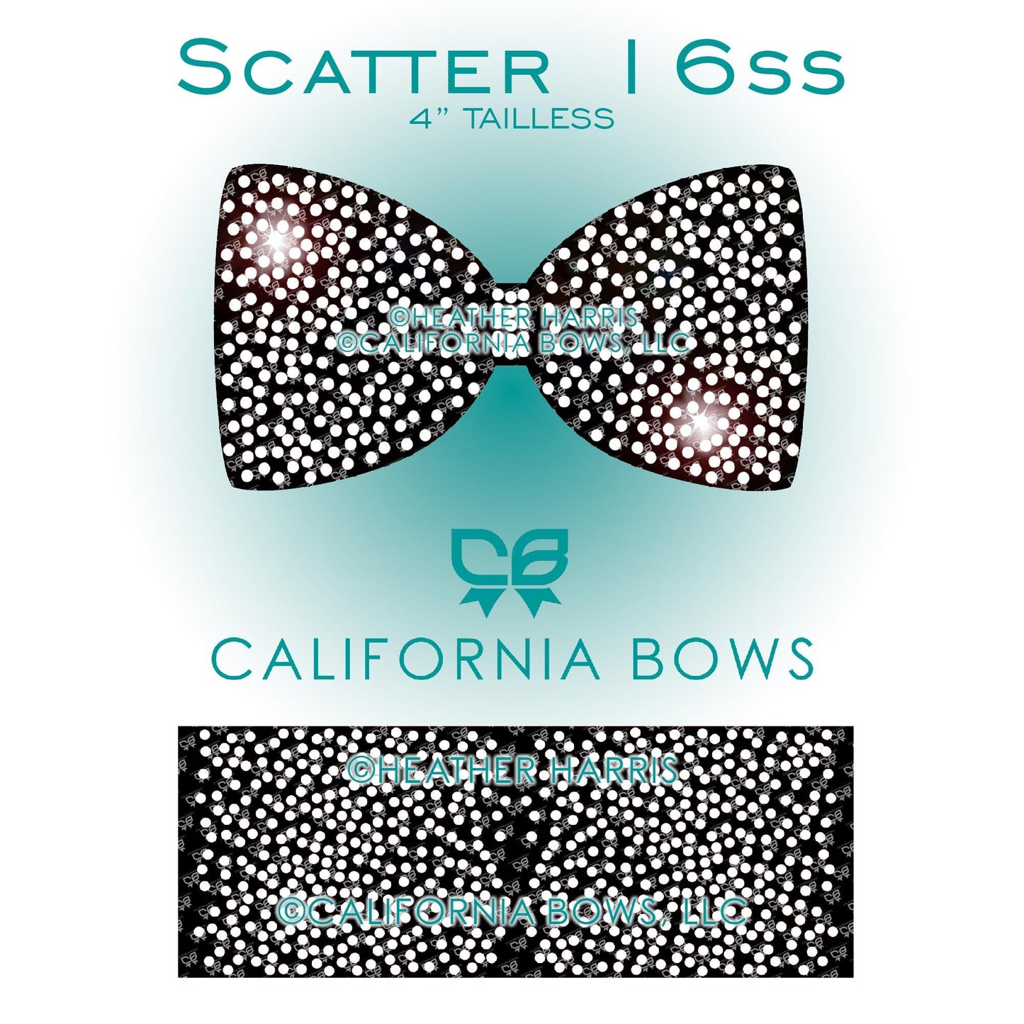 Scatter 16ss 4" Tailless Bow Rhinestone Template Download