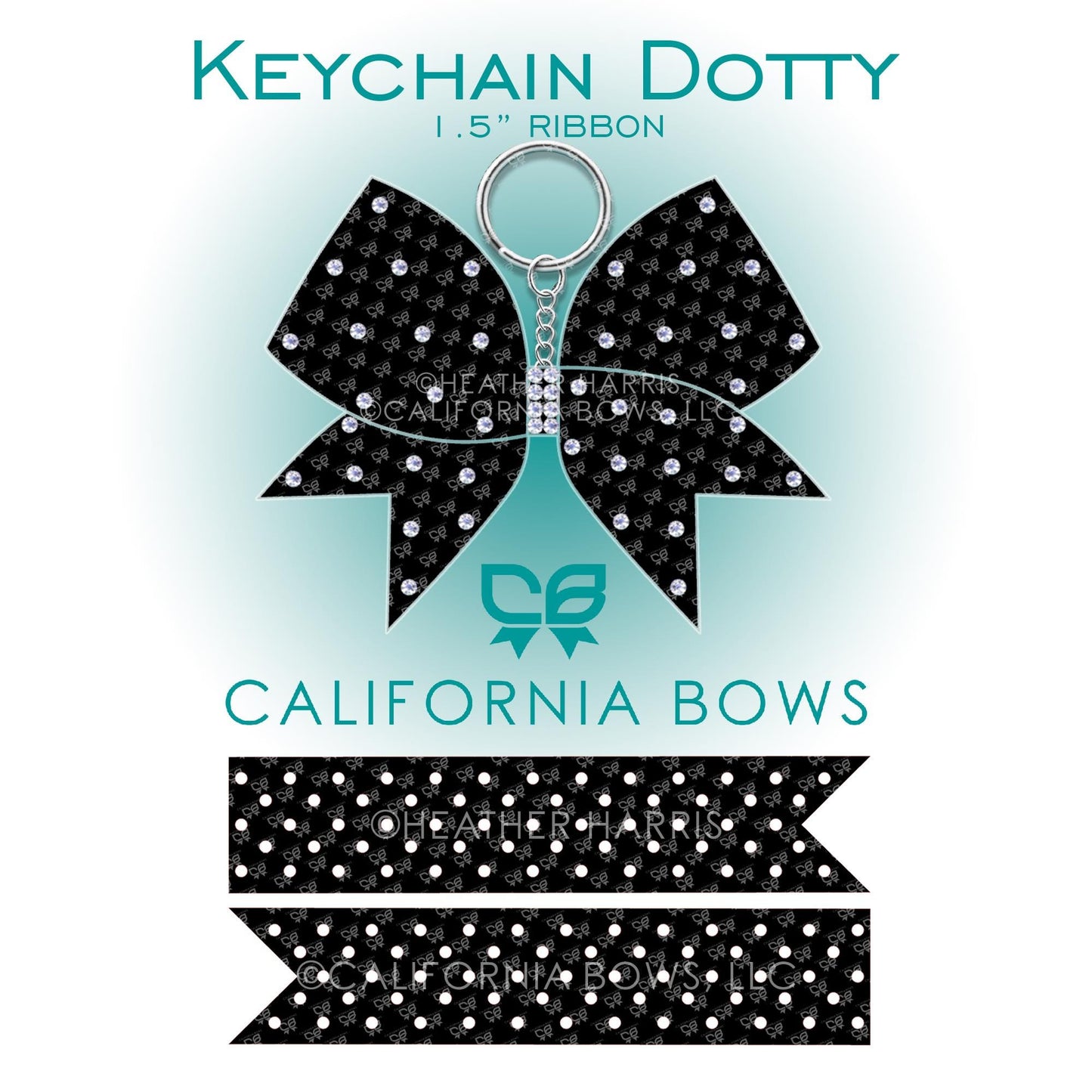 Keychain Cheer Bow Rhinestone Template Download