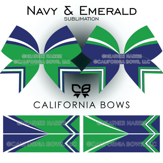 Navy Blue Emerald Sublimation Athletic Combo Pack Download PNG