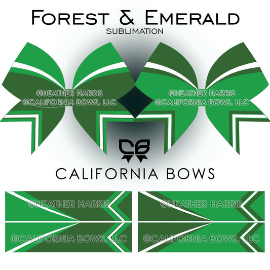 Forest Emerald Sublimation Athletic Combo Pack Download PNG