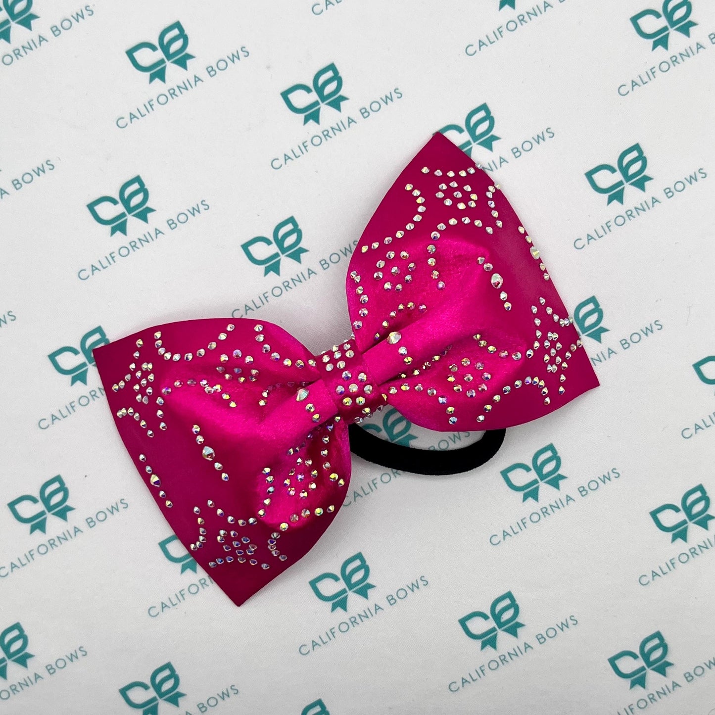 Landry 4" Tailless Bow Rhinestone Template Download