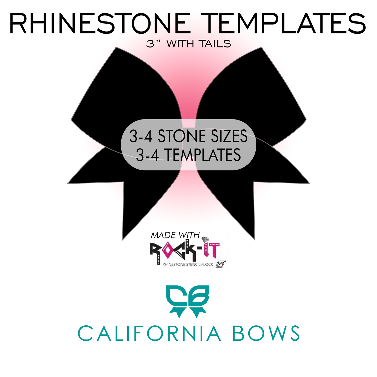 3" Full TEMPLATE  (3-4 size stones)