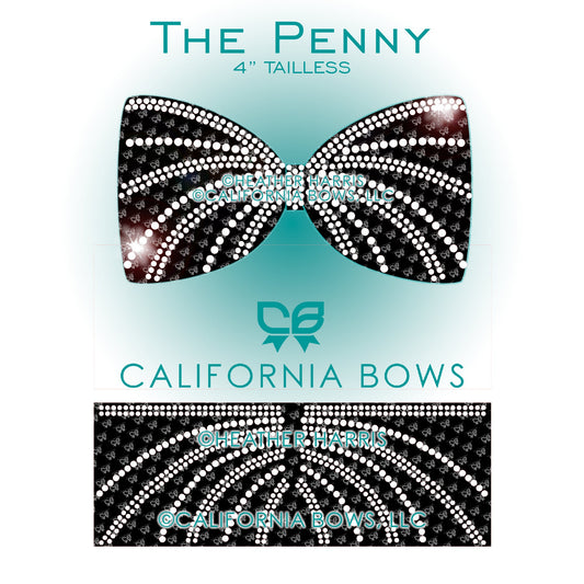Penny 4" Tailless Bow Rhinestone Template Download