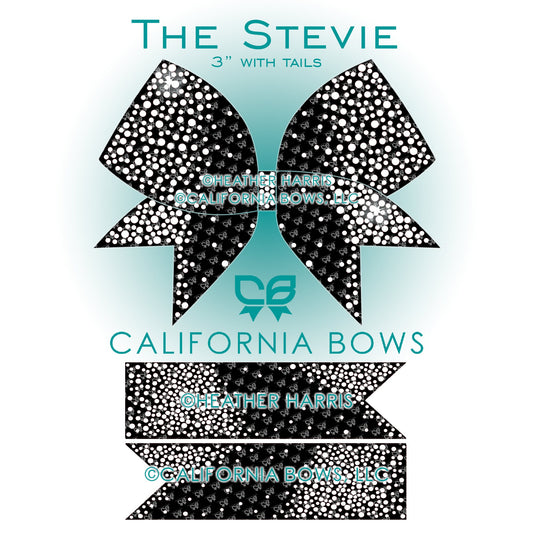 Stevie 3" Bow Rhinestone Template Download