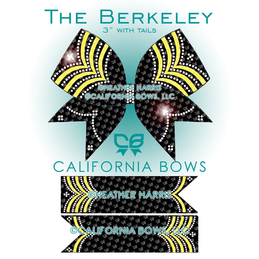 Berkeley 3" Bow Rhinestone & Vinyl Template Download