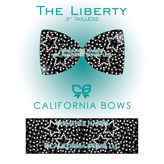 Liberty 3" Tailless Bow Rhinestone Template Download