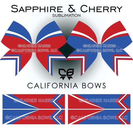 Sapphire & Cherry Sublimation Athletic Combo Pack Download PNG