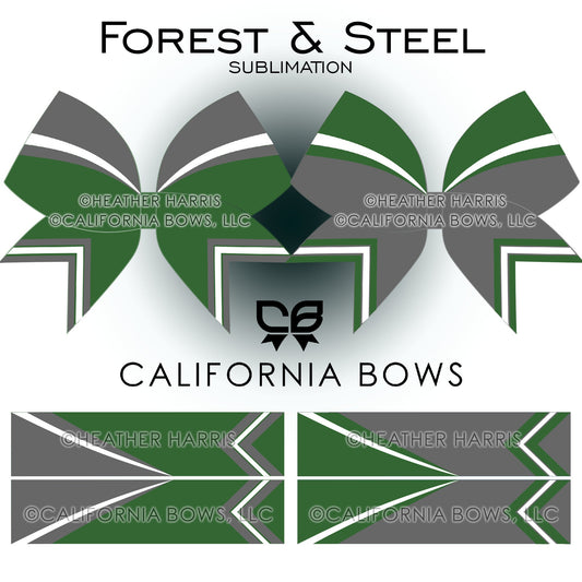 Forest Steel Sublimation Athletic Combo Pack Download PNG