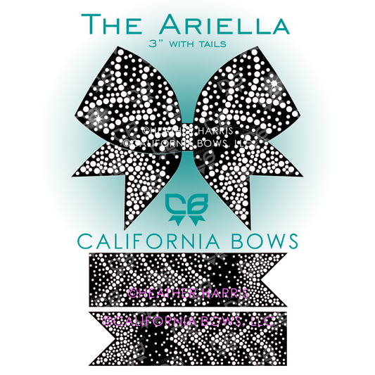Ariella 3" Bow Rhinestone Template Download
