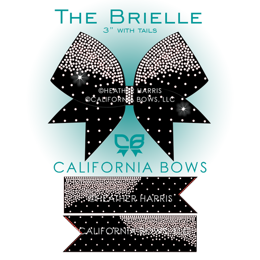 Brielle 3" Bow Rhinestone Template Download