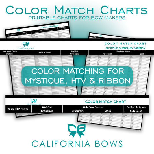 Color Match Charts for Bow Makers