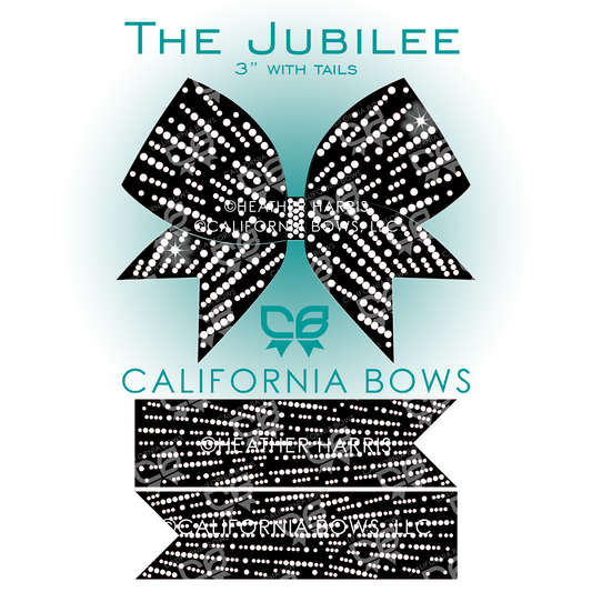 Jubilee 3" Bow Rhinestone Template Download