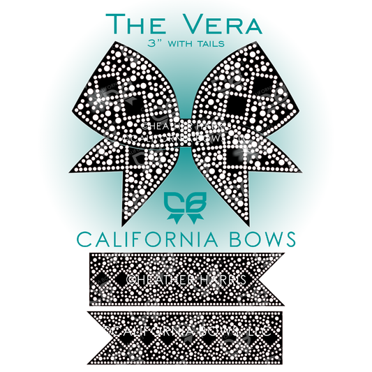 Vera 3" Bow Rhinestone Template Download