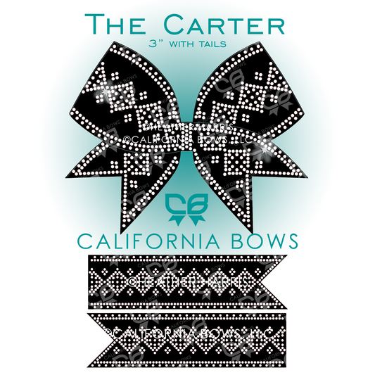 Carter 3" Bow Rhinestone Template Download