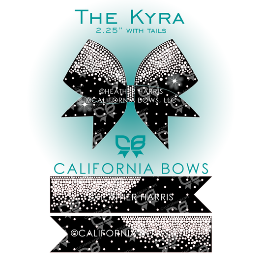Kyra 2.25" Bow Rhinestone Template Download