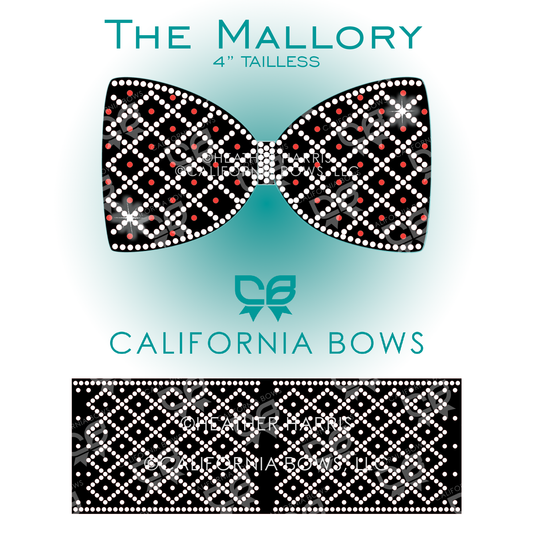 Mallory 4" Tailless Bow Rhinestone Template Download (Copy)