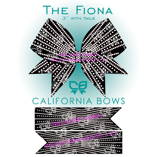 Fiona 3" Bow Rhinestone Template Download