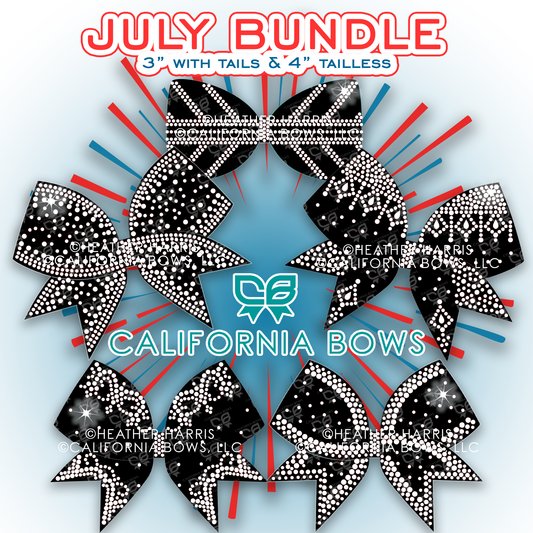 JULY Rhinestone & Vinyl Template Downloads