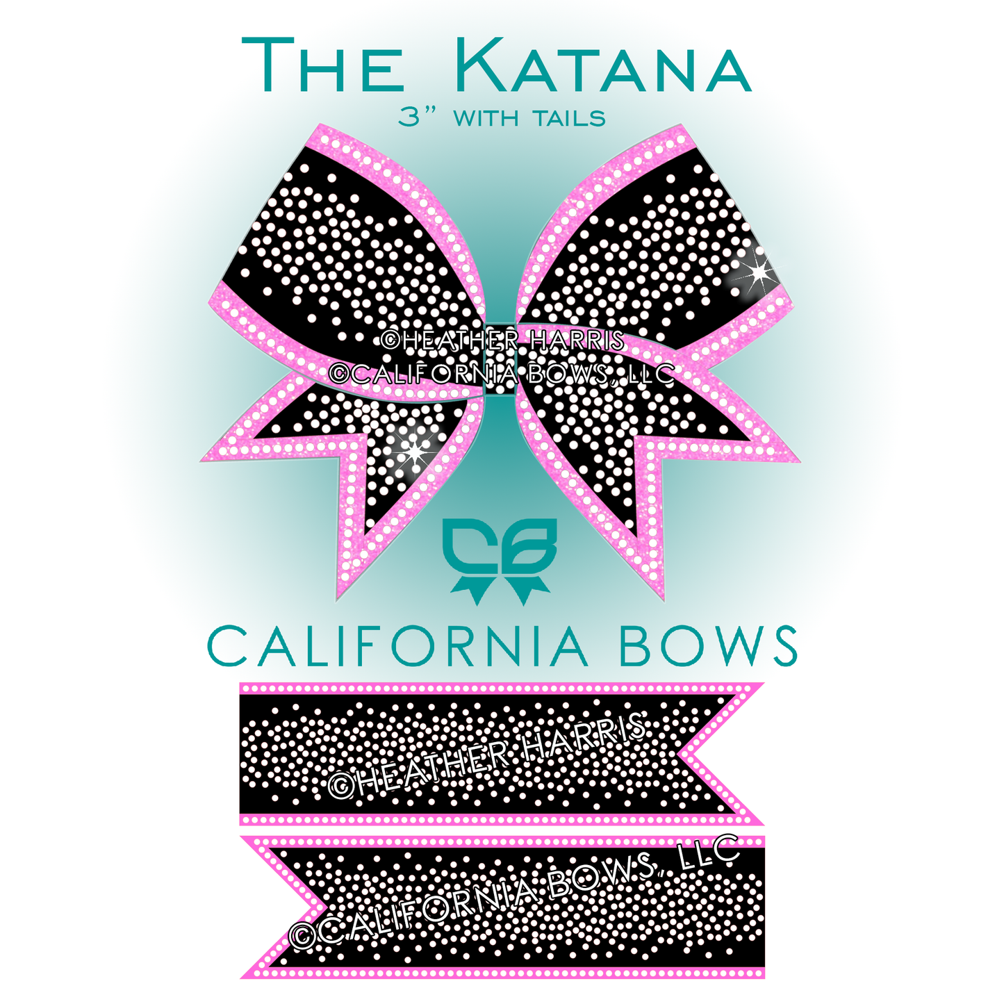 Katana 3" Bow Rhinestone Template Download