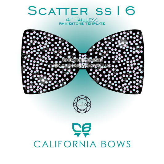 Scatter 16ss 4" Tailless Bow Rhinestone Template Download