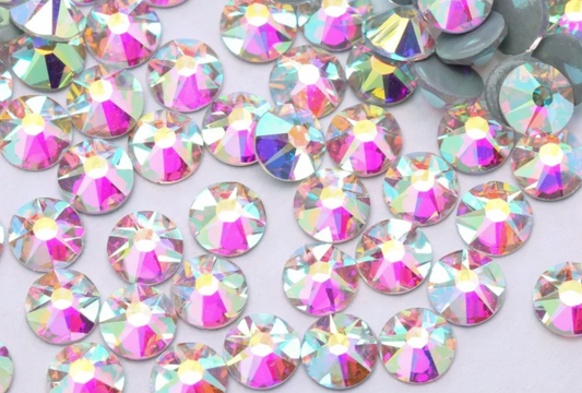 16 FACETS- 14400 Hotfix AB Crystal AAAAA Grade