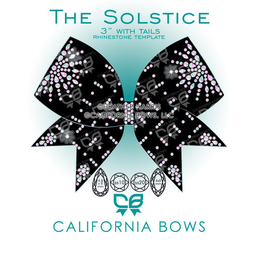 Solstice 3" Bow Rhinestone Template Download