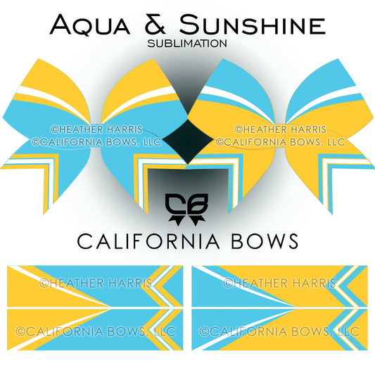Sunshine & Aqua Sublimation Athletic Combo Pack Download