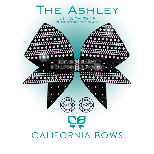 Ashley 3" Bow Rhinestone Template Download