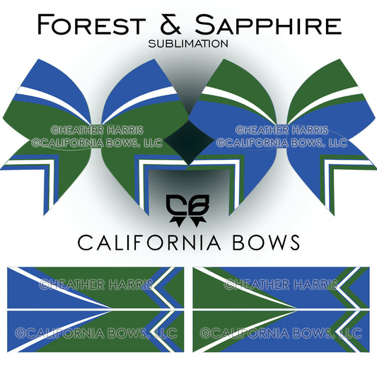 Forest Sapphire Sublimation Athletic Combo Pack Download PNG